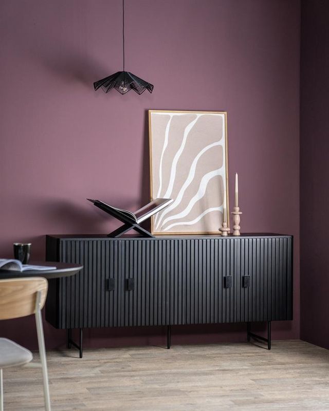 Eleonora Sideboard Remi 4drs - Svart Svart