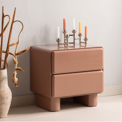 WOOOD Lustra Byrå/Nattduksbord i Högglans MDF