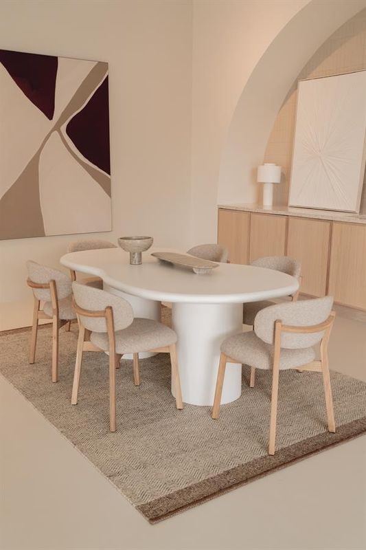 Eleonora Stol Mikky Natur - Taupe