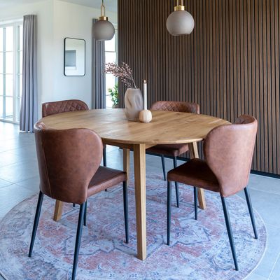 House Nordic Metz och Pisa Matgrupp Natur/Brun
