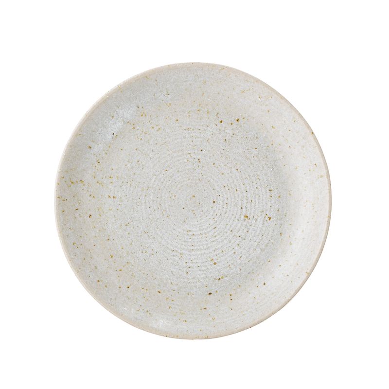 Bloomingville Taupe Tallrik, Grå, Stengods - 12-pack