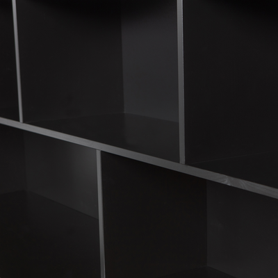 WOOOD New Gravure Påbyggnadsskåp Furu Svart [FSC]