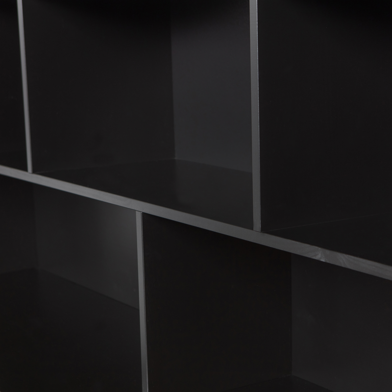 WOOOD New Gravure Påbyggnadsskåp Furu Svart [FSC]