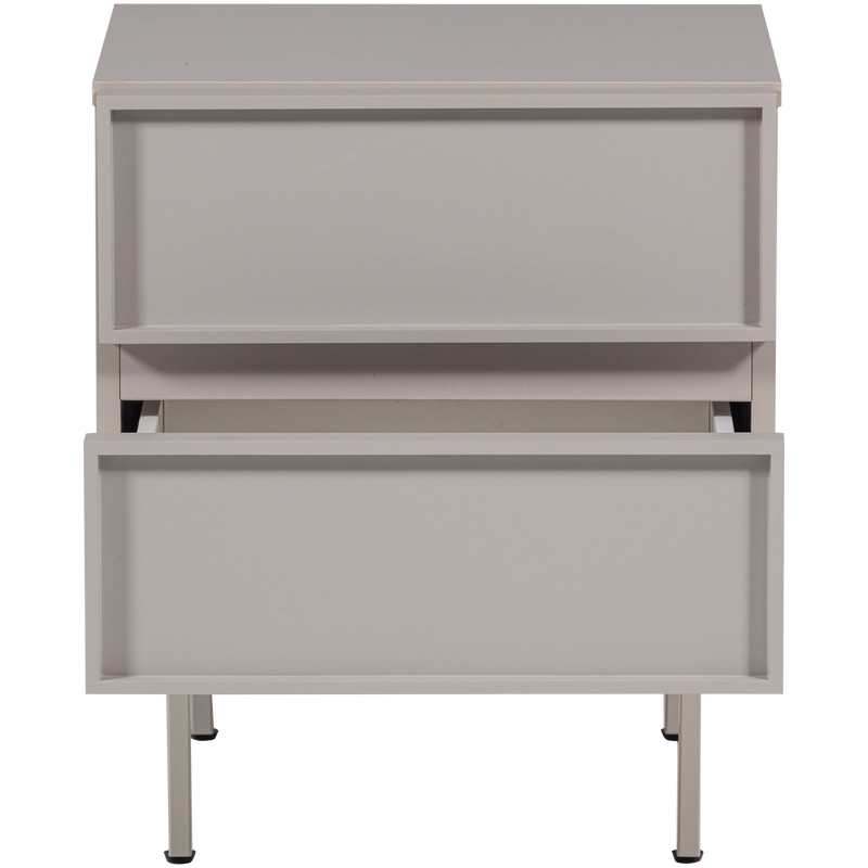 WOOOD Tours Nattduksbord med 2 Lådor i Sand