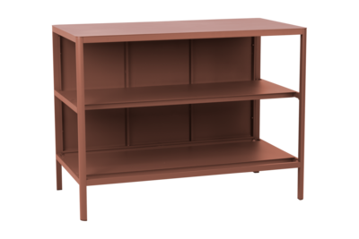 Brafab Kelia utekök med hylla Zin Red