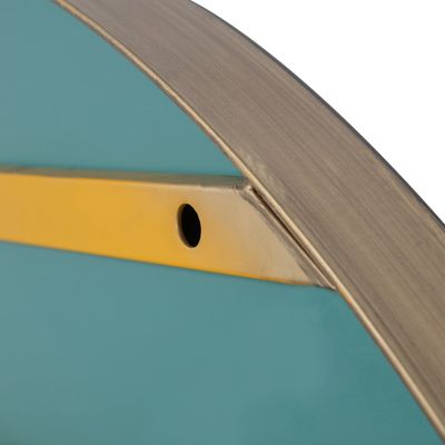 WOOOD Doutzen Rund Spegel Ø115 cm Metall Guld