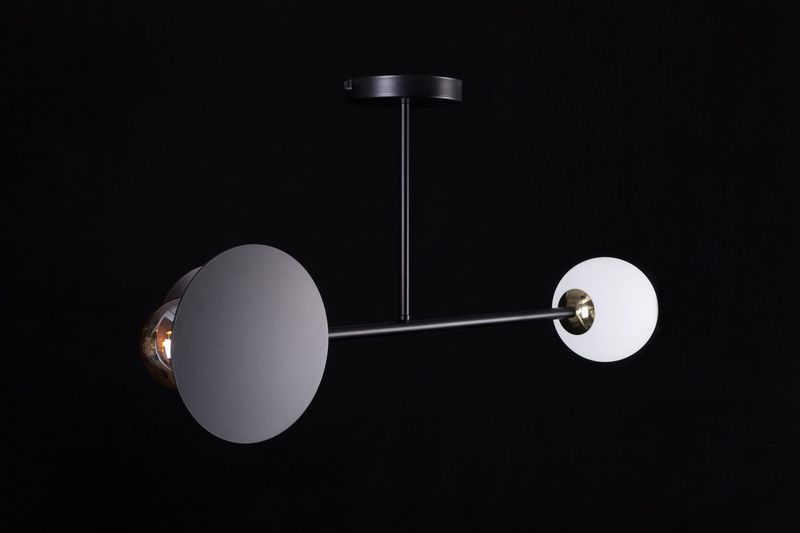 Emibig Lighting Taklampa MINERVA 2 SVART