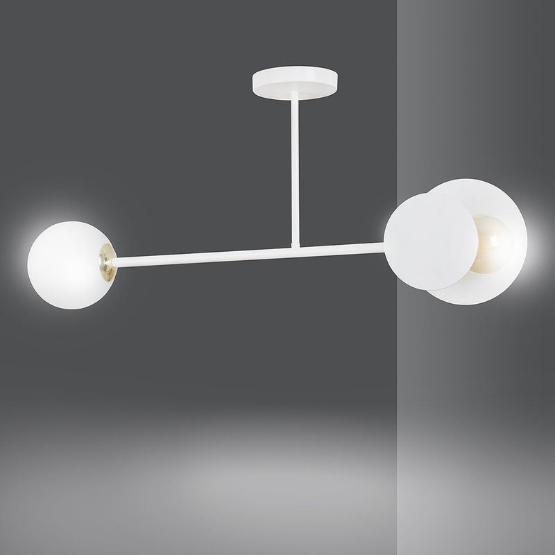 Emibig Lighting Taklampa MINERVA 2 VIT