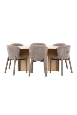 Venture Home Matbord Strada med Astoria Stol