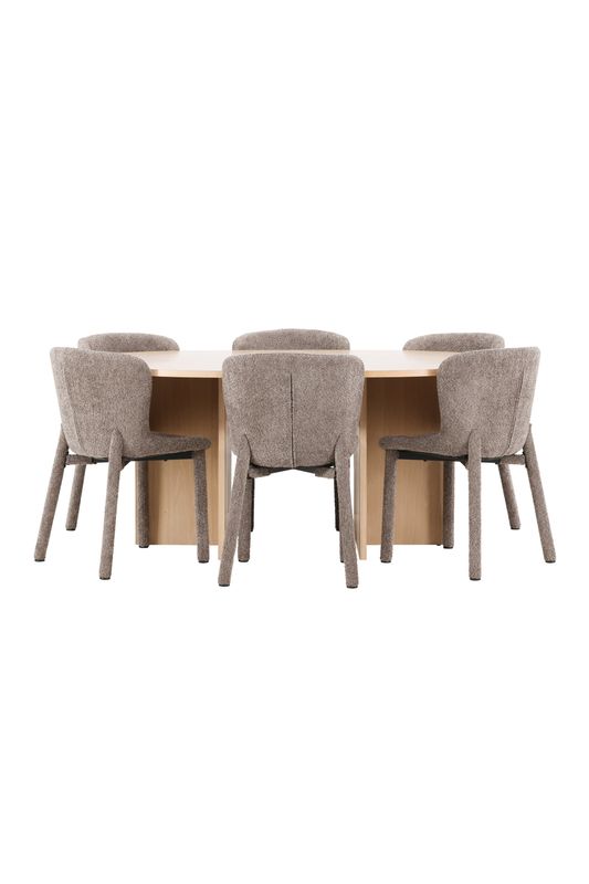 Venture Home Matbord Strada med Astoria Stol