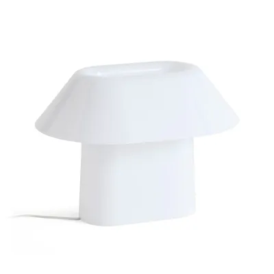 HAY Drome bordslampa, White opal acrylic