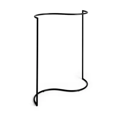HAY Colour Rack s-shape klädhängare Black, 144,2x150 cm