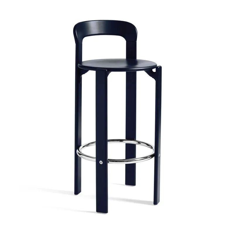 HAY Rey barstol Deep blue, 75 cm