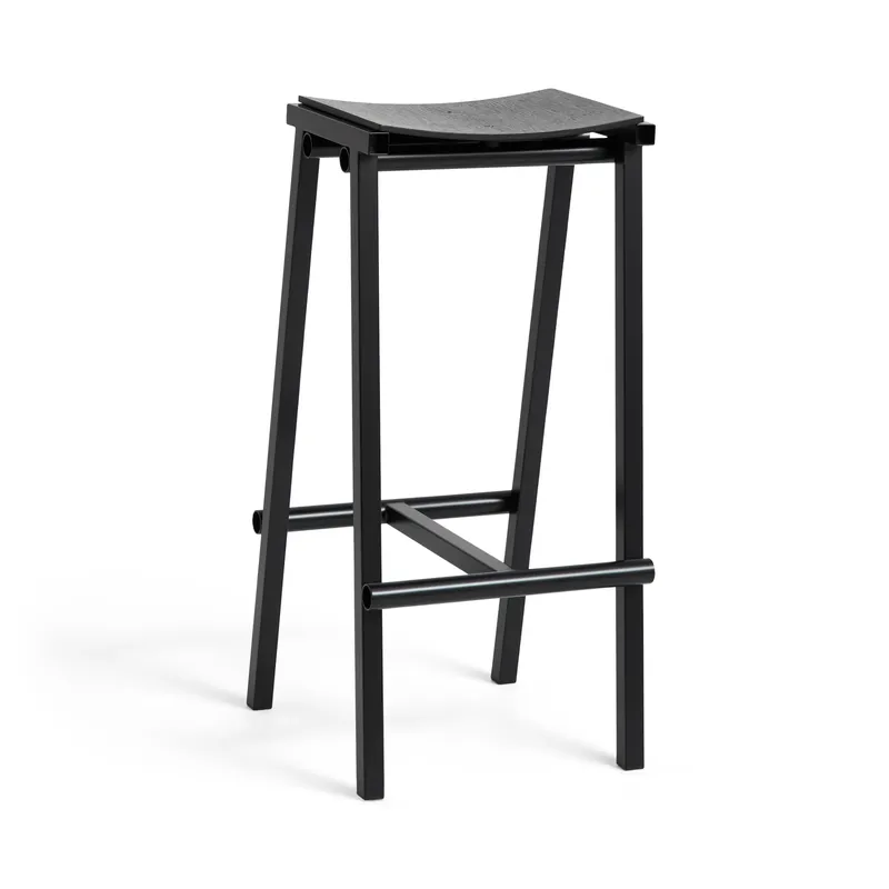 HAY Taburete 8 barstol, Black
