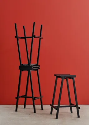 HAY Taburete 8 barstol, Black