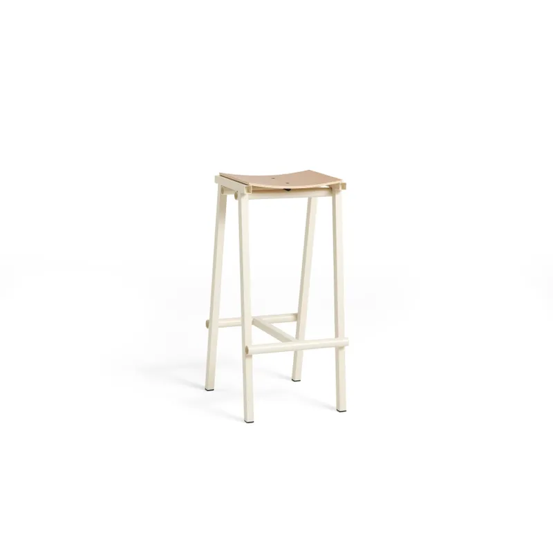 HAY Taburete 8 high barstol Eggshell, 75 cm