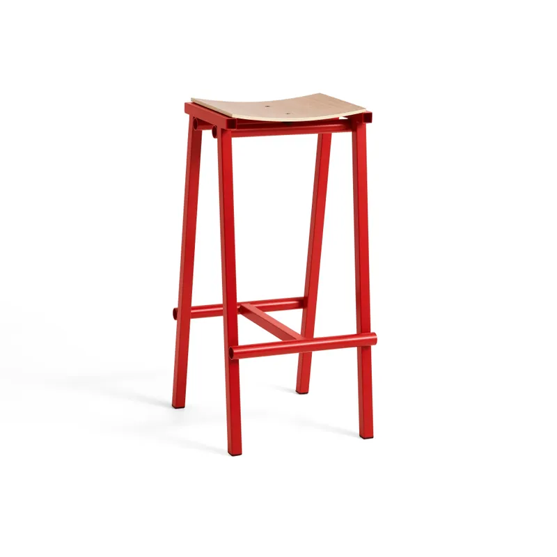 HAY Taburete 8 high barstol Signal red, 75 cm
