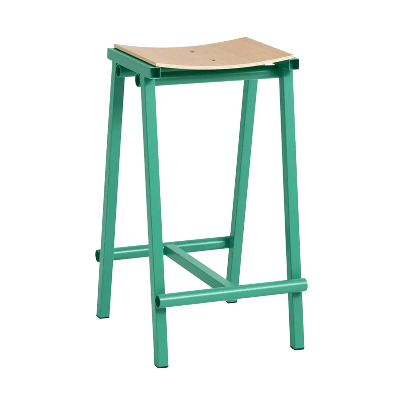 HAY Taburete 8 low barstol Soft jade, 65 cm