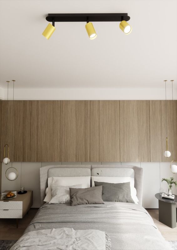 Emibig Lighting Taklampa ZEN 3 SVART