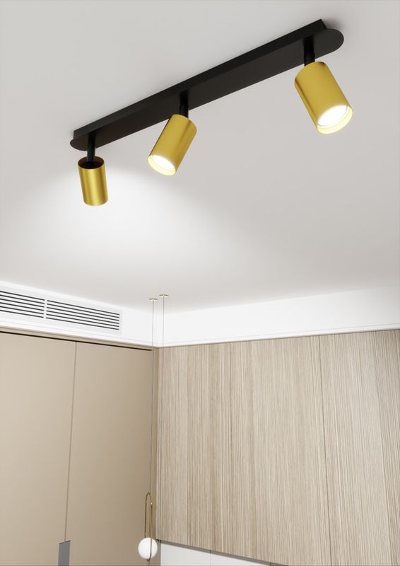 Emibig Lighting Taklampa ZEN 3 SVART