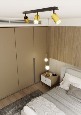 Emibig Lighting Taklampa ZEN 3 SVART