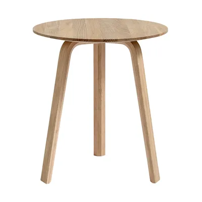 HAY Bella soffbord Lacquered oak, Ø45x49 cm