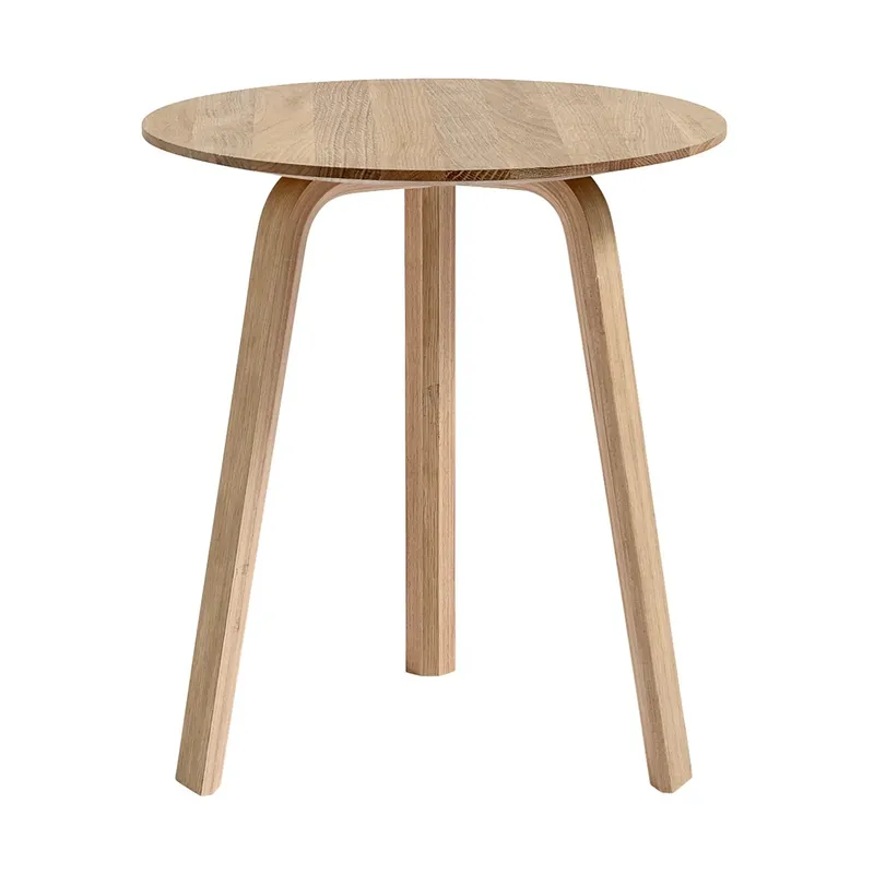 HAY Bella soffbord Lacquered oak, Ø45x49 cm