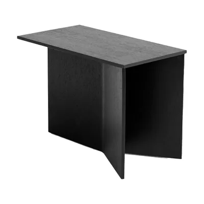 HAY Slit Oblong sidobord, Black lacquered oak