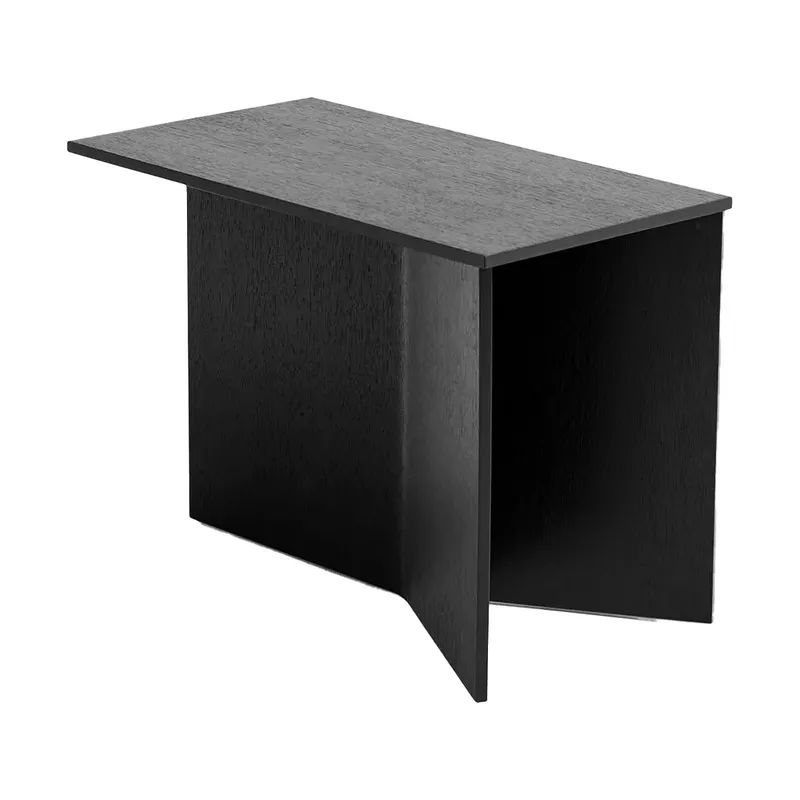 HAY Slit Oblong sidobord, Black lacquered oak
