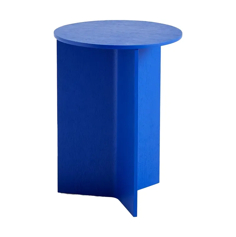 HAY Slit high sidobord Vivid blue, Ø35 cm