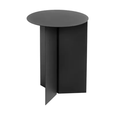 HAY Slit high sidobord Black, Ø35 cm