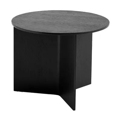 HAY Slit soffbord, Black lacquered oak