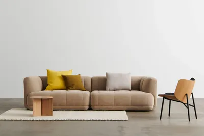 HAY Slit soffbord, Lacquered oak
