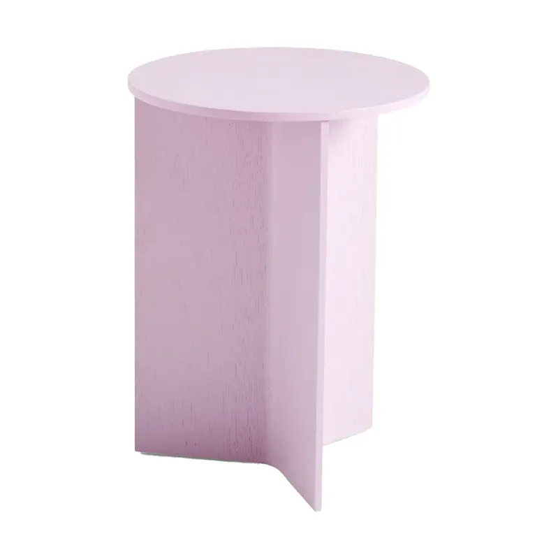 HAY Slit high sidobord, Pink lacquered oak