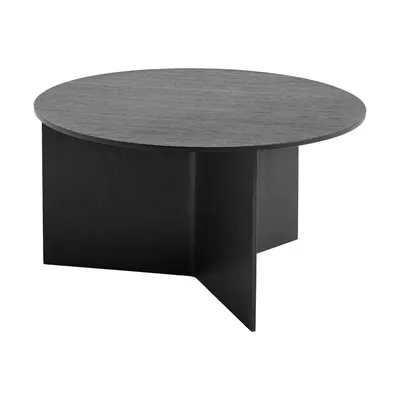 HAY Slit soffbord, Black lacquered oak