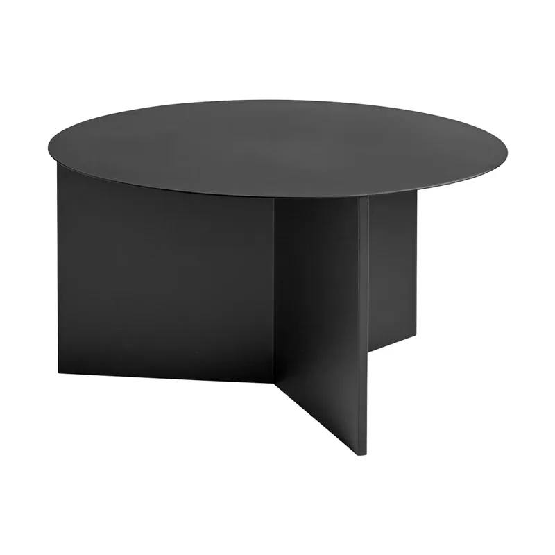 HAY Slit soffbord Black, Ø65 cm