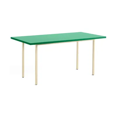 HAY Two-Colour matbord, Ivory/Green mint