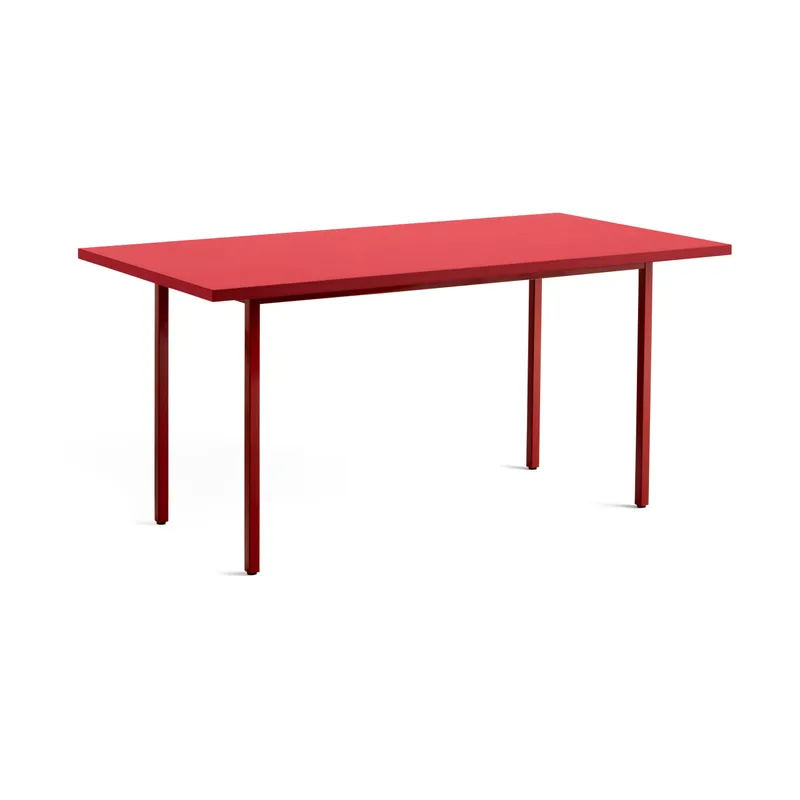 HAY Two-Colour matbord, Maroon red/Red
