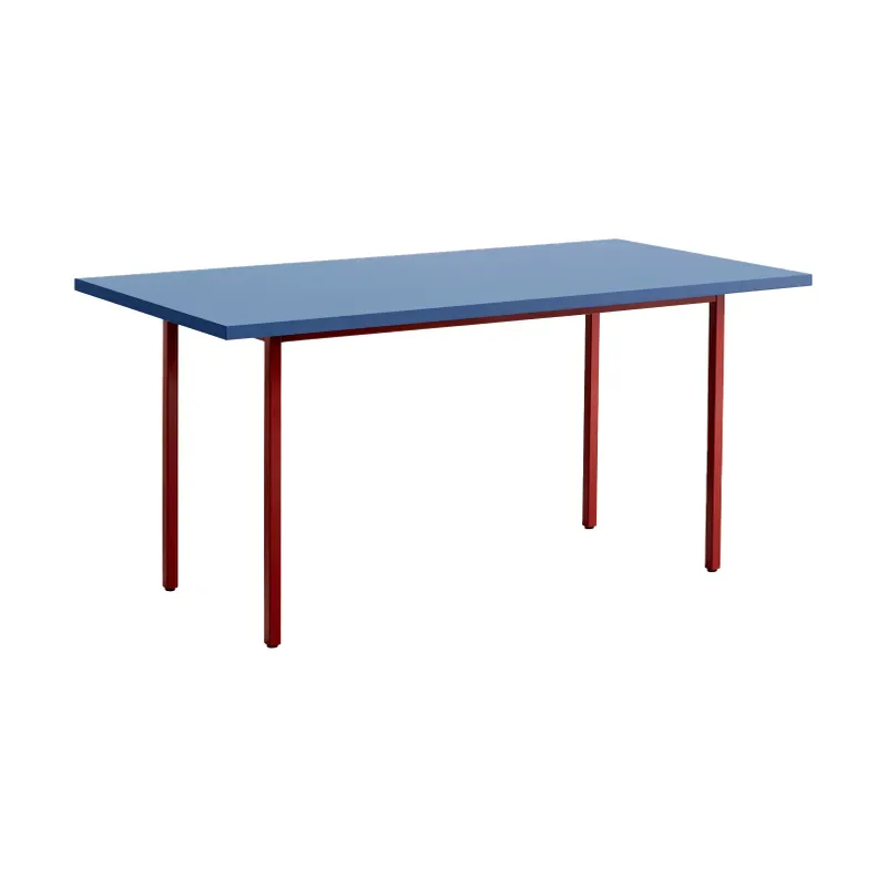 HAY Two-Colour matbord, Maroon red/Blue