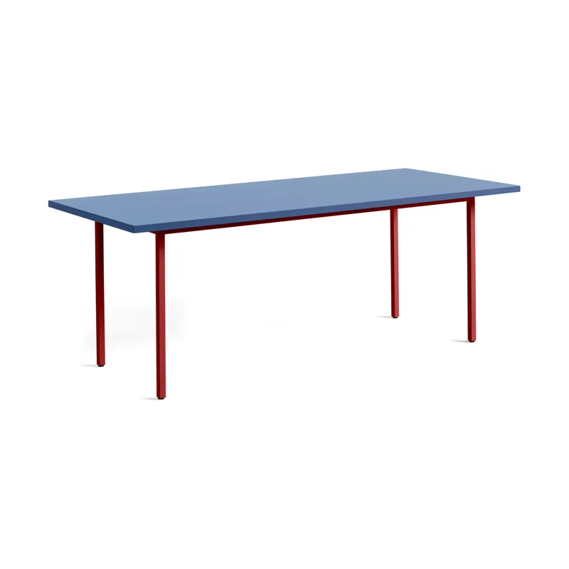 HAY Two-Colour matbord, Maroon red/Blue