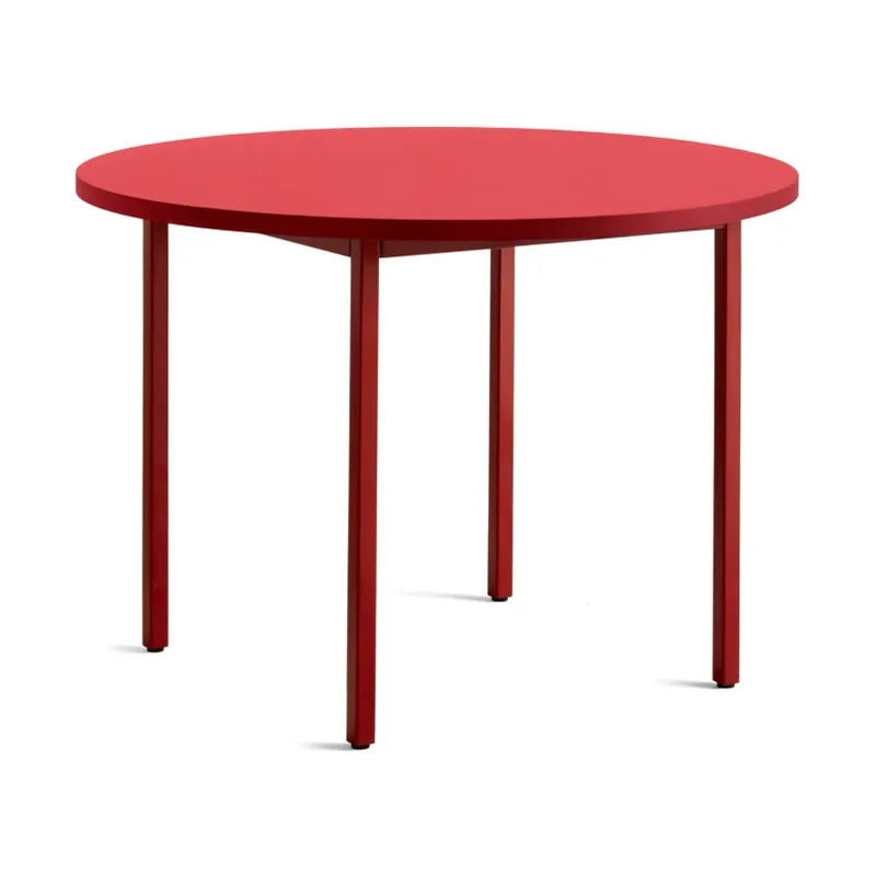HAY Two-Colour matbord, Maroon red/Red