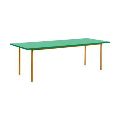 HAY Two-Colour matbord, Ochre/Green mint
