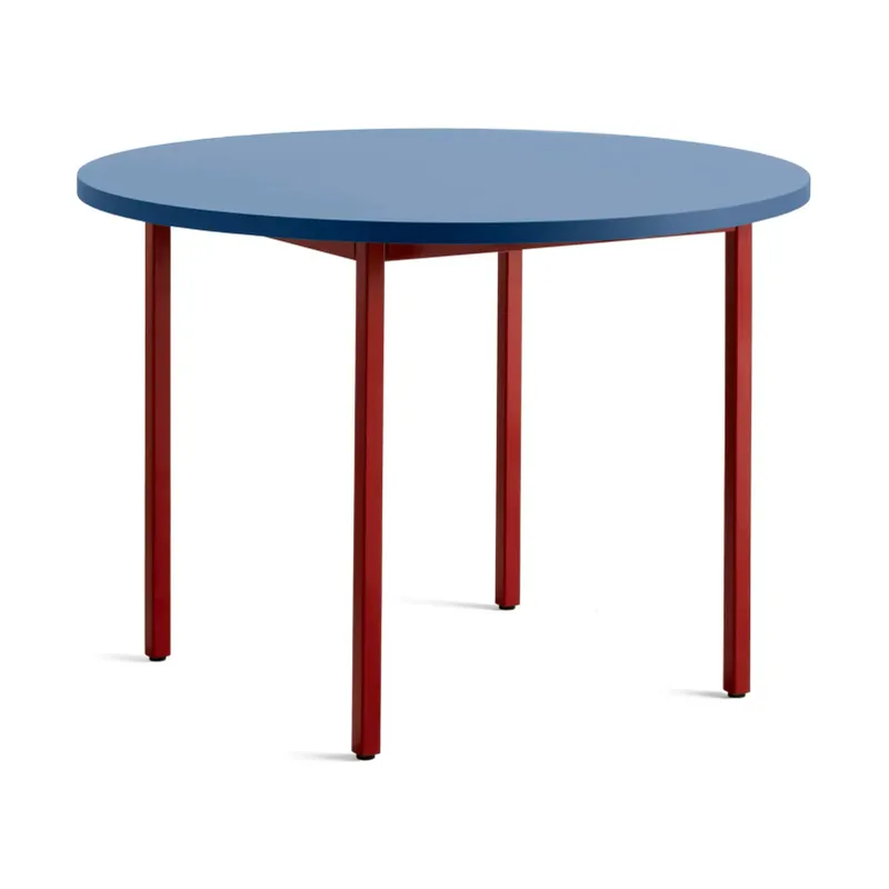 HAY Two-Colour matbord, Maroon red/Blue