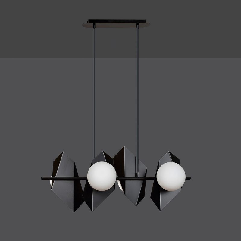 Emibig Lighting Taklampa DRIFTON 4 SVART