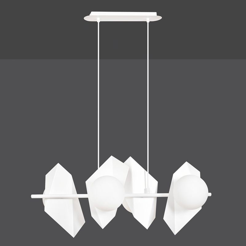 Emibig Lighting Taklampa DRIFTON 4 VIT