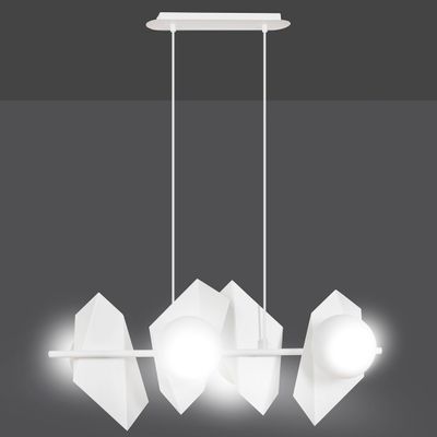 Emibig Lighting Taklampa DRIFTON 4 VIT