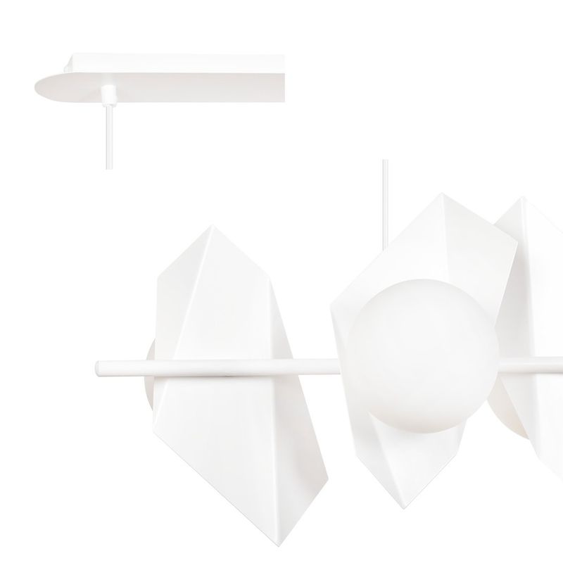Emibig Lighting Taklampa DRIFTON 4 VIT