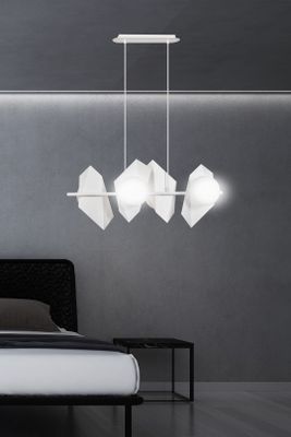 Emibig Lighting Taklampa DRIFTON 4 VIT