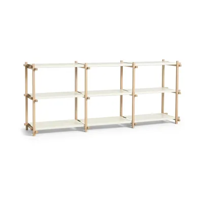 HAY Woody hylla Almond white, low