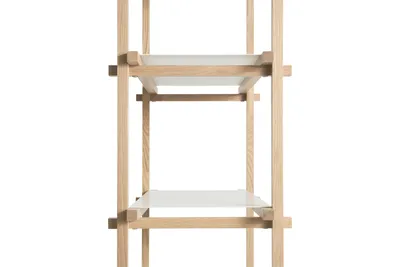 HAY Woody Column hylla Almond white, high